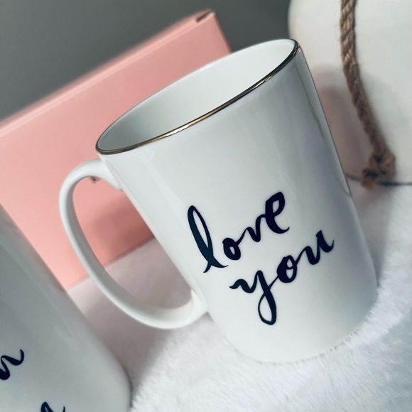 ♠️ NEW!!  Kate Spade gold trim mug set! - Picture 5 of 11